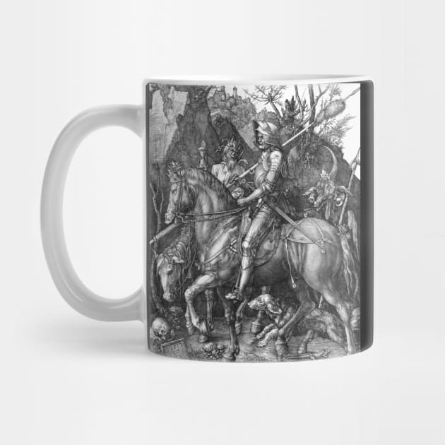 Knight and the Devil by Albrecht Durer by blackroserelicsshop@gmail.com